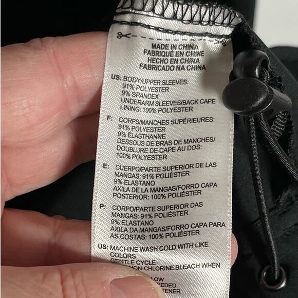 Adidas Quarter Zip Black Long Sleeve Shirt Reflective  Men's Size Large - Picture 6 of 13